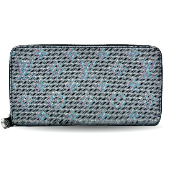 Louis Vuitton Zippy Wallet Monogram LV Pop Round Long Glitter Cyberpunk Multi...